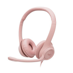 DIADEMA LOGITECH H390 USB ROSADA  981-001280