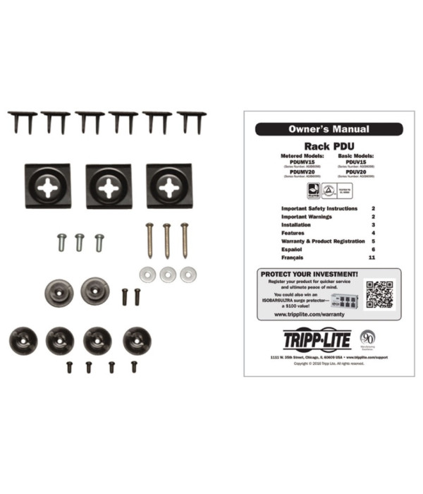PDU TRIPP LITE PDUMV15  MONOFASICO 12A 120V