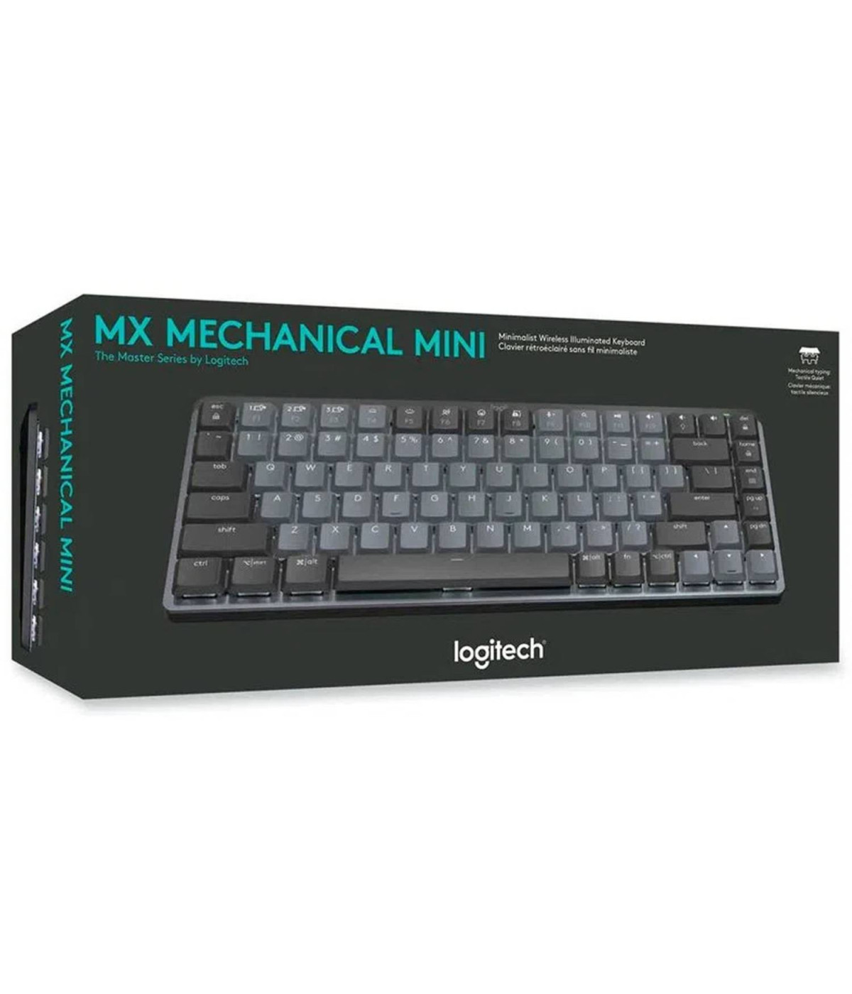 Teclado Logitech MX Mechanical Mini Inalámbrico Grafito Español