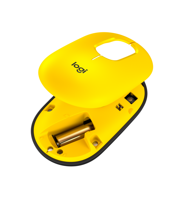 MOUSE INALAMBRICO POP EMOJI AMARILLO