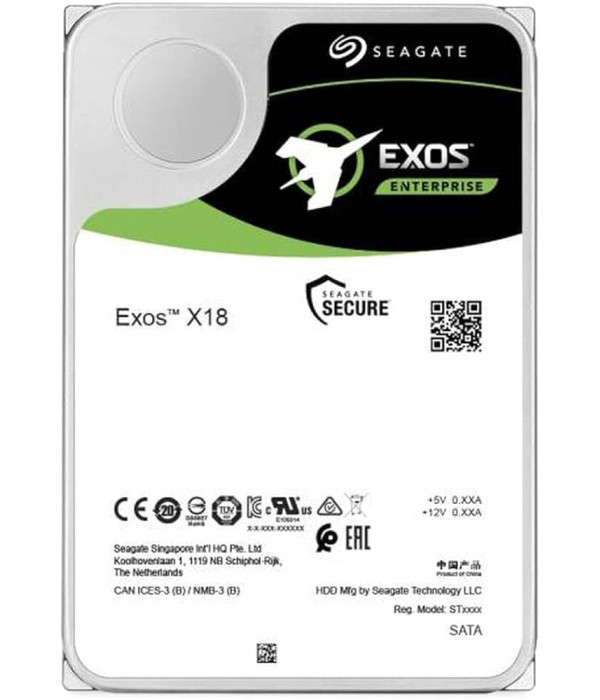 DISCO DURO PARA NAS SEAGATE EXOS X18 12TB  ST12000NM000J 512E 4KN ENTERPRISE