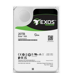 DISCO DURO PARA NAS SEAGATE  EXOS X20 20TB 7200 RPM 256MB CACHE SATA 6.0GB/S 3.5" 2