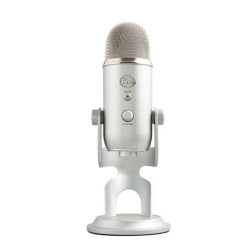 MICROFONO BLUE YETI  USB SILVER PLATEADO