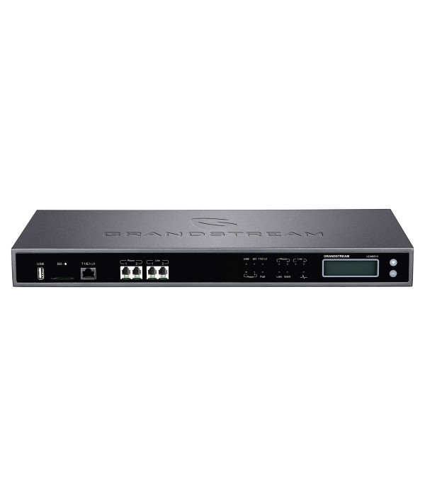 PLANTA TELEFONICA UCM6510 IP-PBX GRANDSTREAM CON 1 PUERTO T1/E1 Y 2 PUERTOS FXO