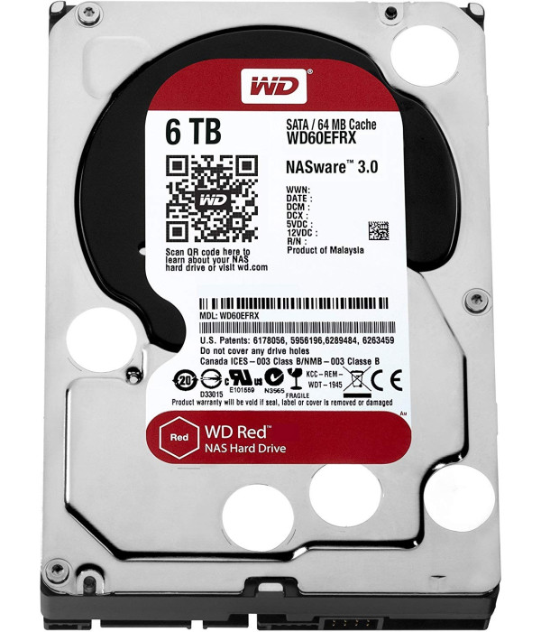 DISCO DURO NAS WESTER WD 6TB RED )