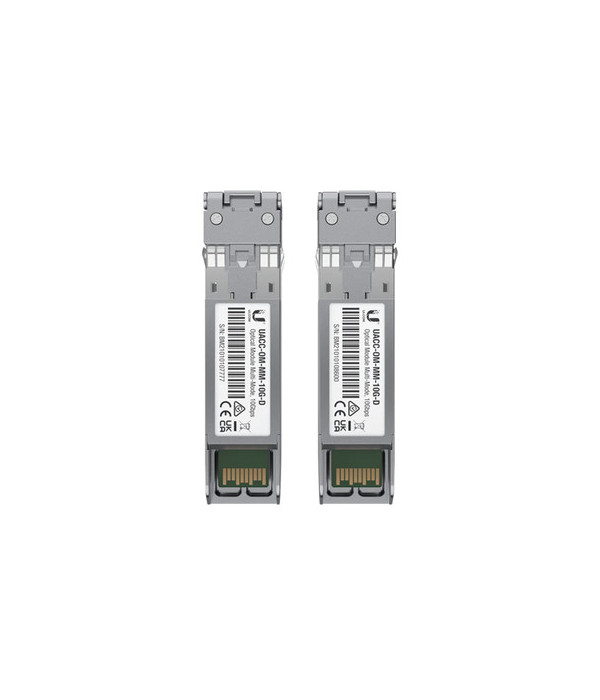 UBIQUITI  Módulo de fibra multimodo 10 Gbps hasta 300 metros.