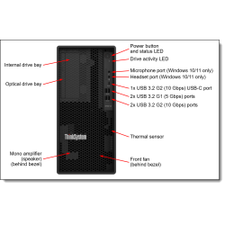 SERVIDOR LENOVO ThinkSystem ST50 E-2324G  16GB RAM - 2TB HDD SATA  7D8KA00ALA 2
