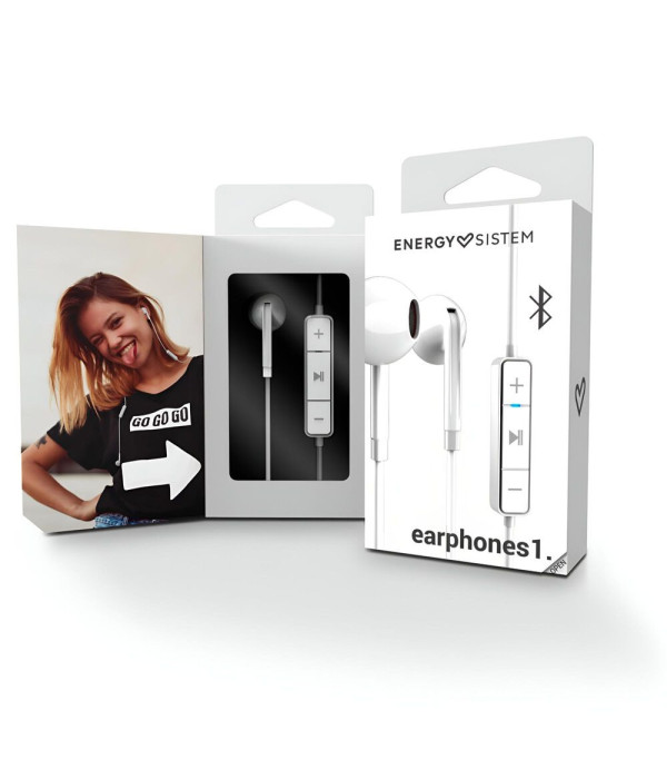 AUDIFONOS ENERGY SISTEM EARPHONES1 BLUETOOTH BLANCO  446919