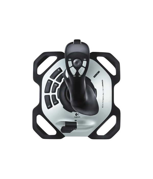 Joystick Logitech Extreme 3D Pro Negro y Plata