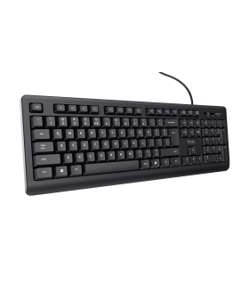 Teclado Trust Primo 23883 USB Español Resistente a Derrames Negro