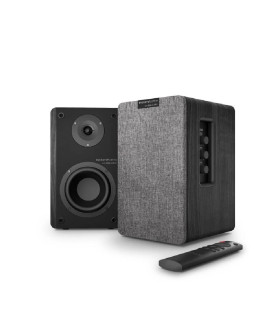 Parlantes Energy Sistem Studio Monitor 4 Hi-Fi 2.0 Bluetooth 50W Gris Oscuro