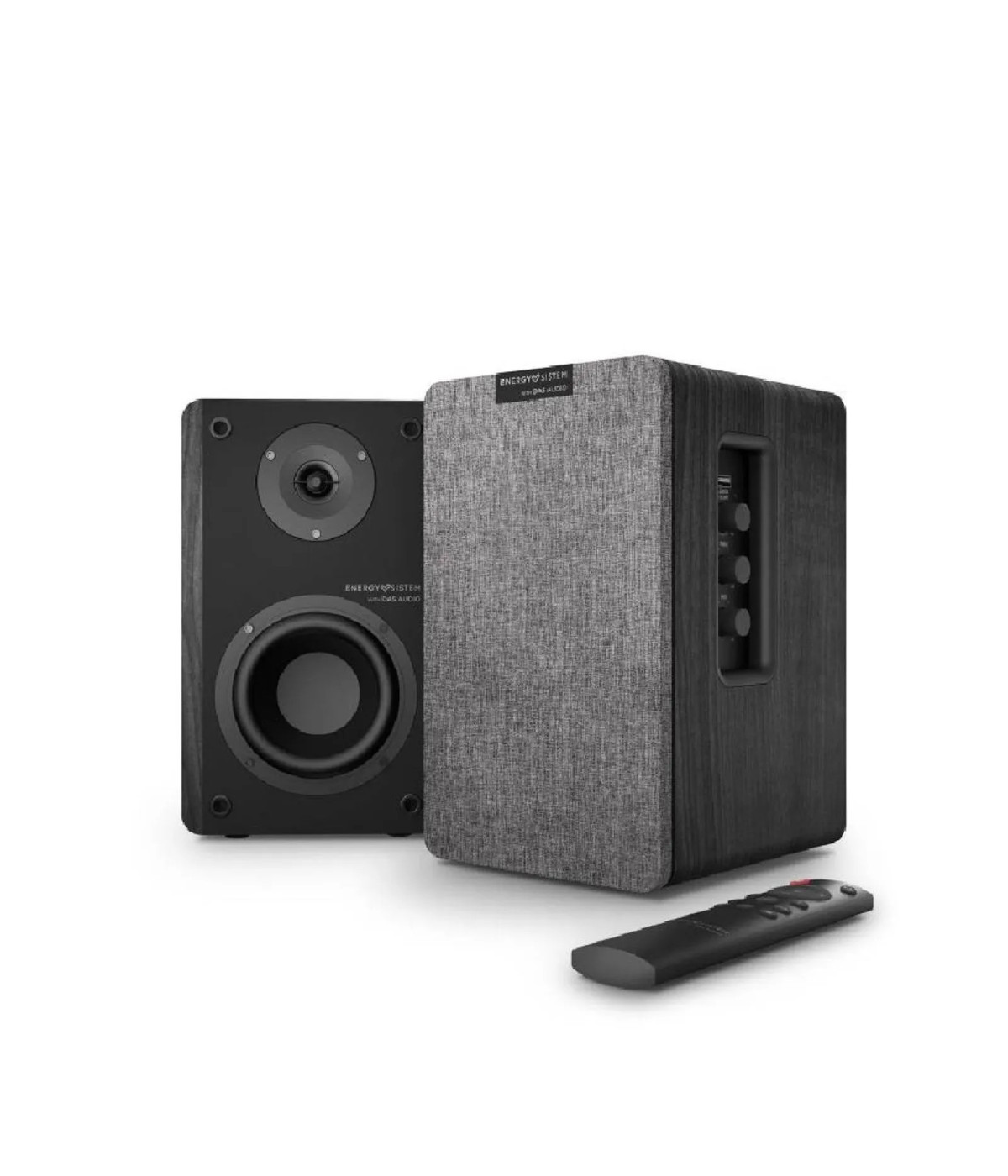 Parlantes Energy Sistem Studio Monitor 4 Hi-Fi 2.0 Bluetooth 50W Gris Oscuro
