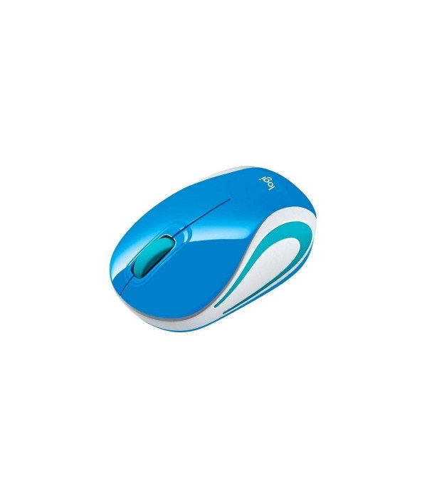 MOUSE INALÁMBRICO LOGITECH M187 PEQUEÑO AZUL 910-005360