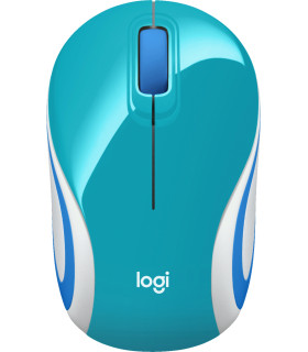 MOUSE INALÁMBRICO LOGITECH M187 PEQUEÑO VERDE 910-005363