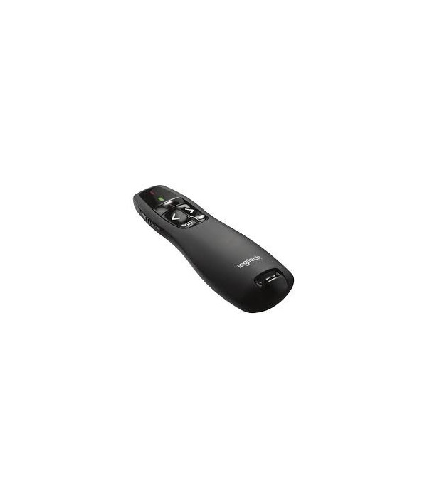 Presentador Inalámbrico Logitech R400 con Puntero Láser Negro