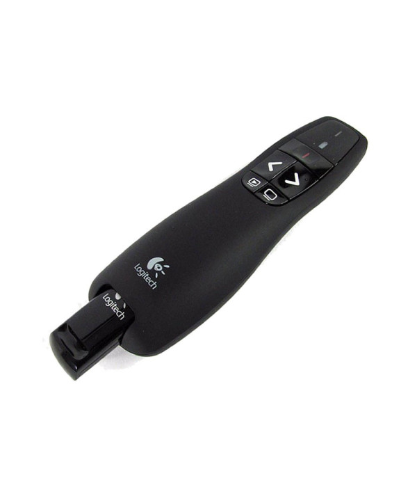 Presentador Inalámbrico Logitech R400 con Puntero Láser Negro
