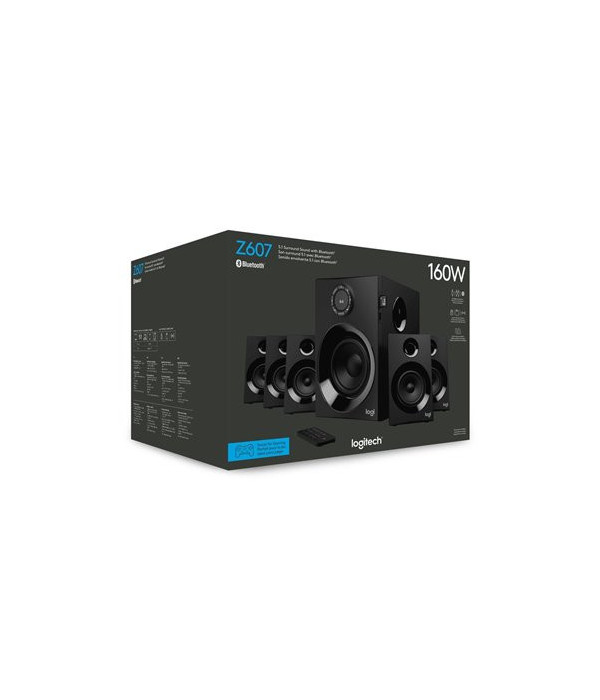 Parlantes Logitech Z607 5.1 Bluetooth 160 W Negro
