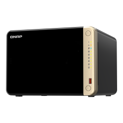 NAS 6 BAHIAS QNAP INTEL 4C/4T UP 2.9GHZ 8GB TS-664-8G-US