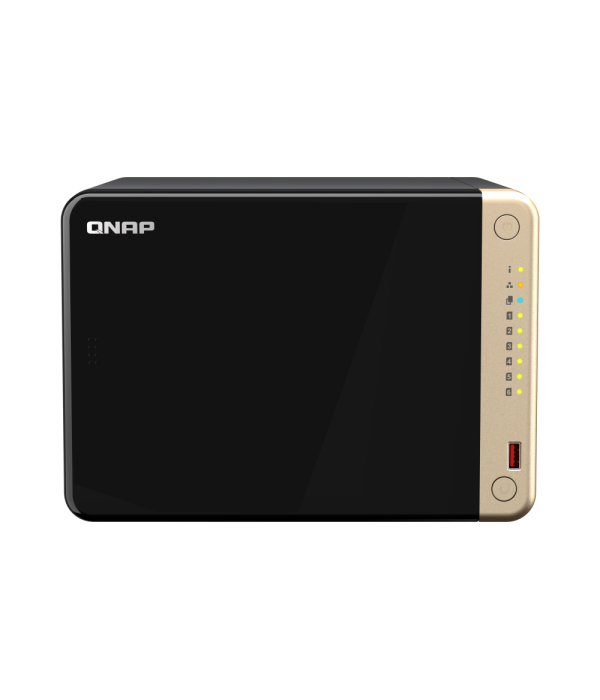 NAS 6 BAHIAS QNAP INTEL 4C/4T UP 2.9GHZ 8GB TS-664-8G-US
