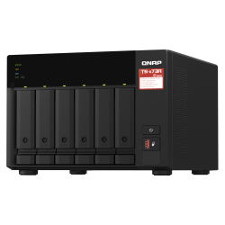 NAS 6 BAHIAS QNAP ISCSI IP-SAN, AMD RYZEN V1000 8GB TS-673A-8G-US