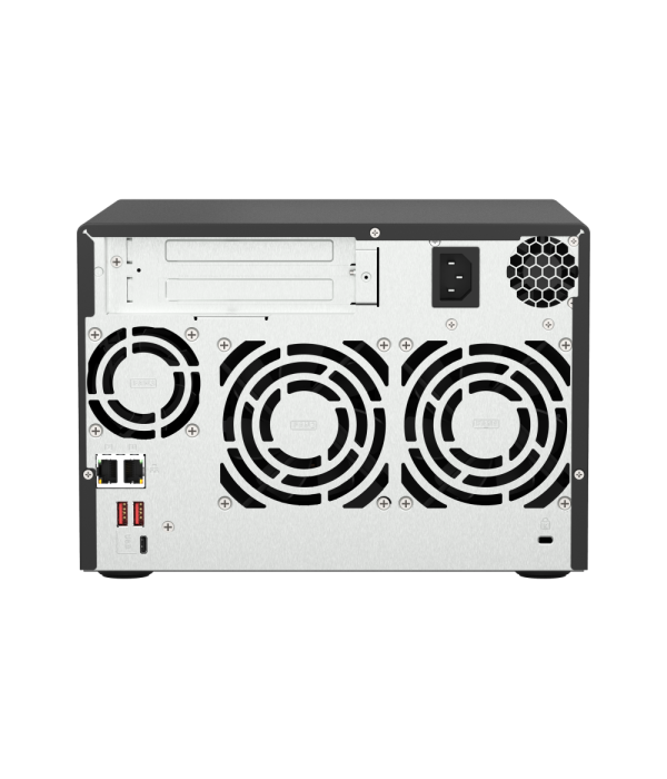 NAS 6 BAHIAS QNAP ISCSI IP-SAN, AMD RYZEN V1000 8GB TS-673A-8G-US