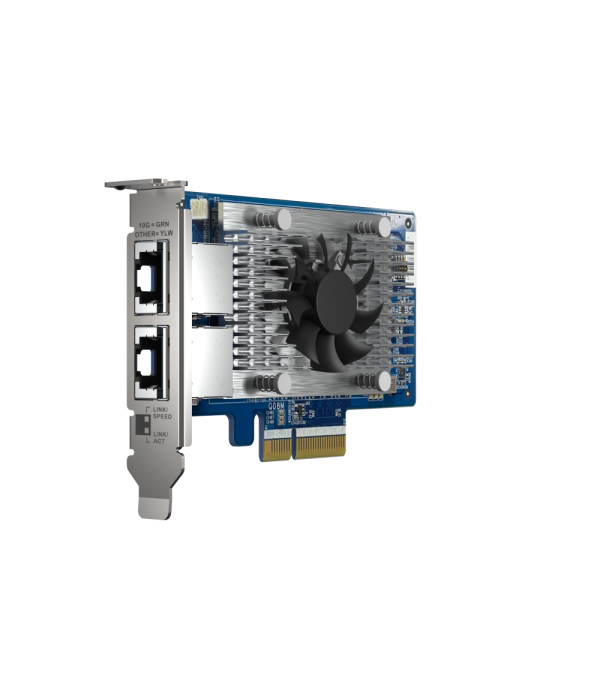 DUAL-PORT 10GBASE-T 10GBE EXPANSION CARD INTEL X710 PCIE 3X4 QXG-10G2T-X710