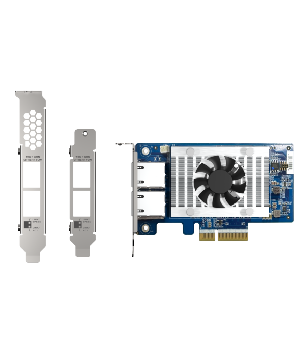 DUAL-PORT 10GBASE-T 10GBE EXPANSION CARD INTEL X710 PCIE 3X4 QXG-10G2T-X710