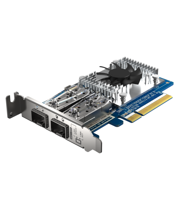 DUALPORT SFP28 25GBE QNAP NETWORK EXP CARD LOW-PROFILE PCIE GEN4 QXG-25G2SF-CX6