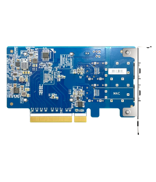 DUALPORT SFP28 25GBE QNAP NETWORK EXP CARD LOW-PROFILE PCIE GEN4 QXG-25G2SF-CX6