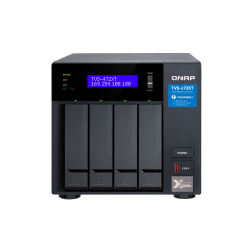 NAS 4 BAHIAS QNAP INTEL CORE I3 4CORE 4GB DDR4 TVS-472XT-I3-4G