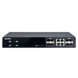 CONMUTADOR GESTIONABLE POR WEB QNAP QSW-M804-4C, MANAGEMENT SWITCH QSW-M804-4C-US