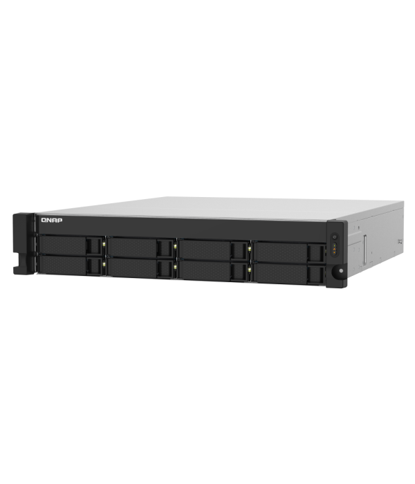 NAS 8 BAHIAS QNAP QUAD-CORE 1.7GHZ RACKMOUNT NAS WITH 10GBE SFP TS-832PXU-RP-4G