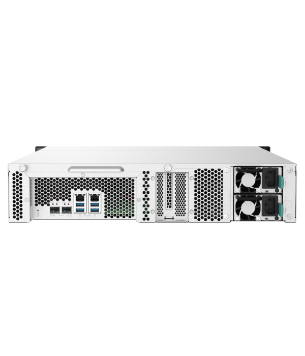 NAS 8 BAHIAS QNAP QUAD-CORE 1.7GHZ RACKMOUNT NAS WITH 10GBE SFP TS-832PXU-RP-4G