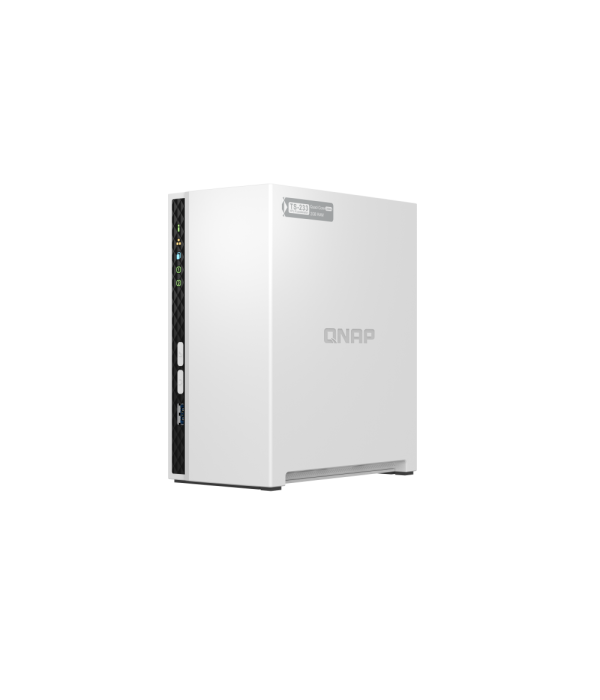 NAS 2 BAHIAS ARM 2GB DDR4 RAM ON-BOARD, 1 X GBE TS-233