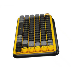 TECLADO LOGITECH POP KEYS NEGRO-AMARILLO EMOJIS 920-010713 2