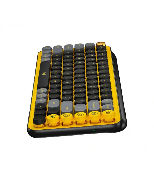 TECLADO LOGITECH POP KEYS NEGRO-AMARILLO EMOJIS 920-010713