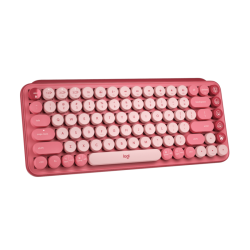 TECLADO LOGITECH POP ROSA-BLANCO EMOJIS  920-010715