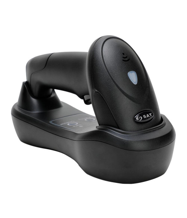 LECTOR DE CÓDIGOS DE BARRAS SAT BASE USB INALÁMBRICO AI202W+1