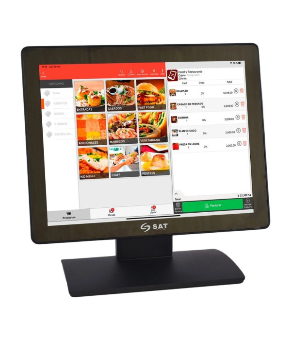MONITOR TOUCH INDUSTRIAL 15'' 1054FPH