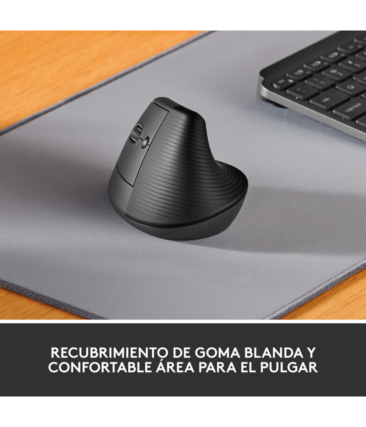 Mouse Ergonómico Logitech Lift Vertical Grafito
