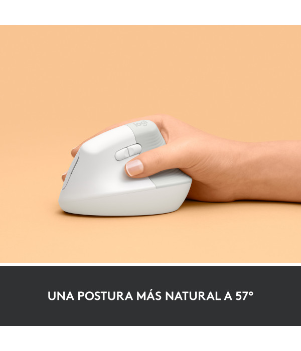 Mouse Ergonómico Logitech Lift Vertical Blanco