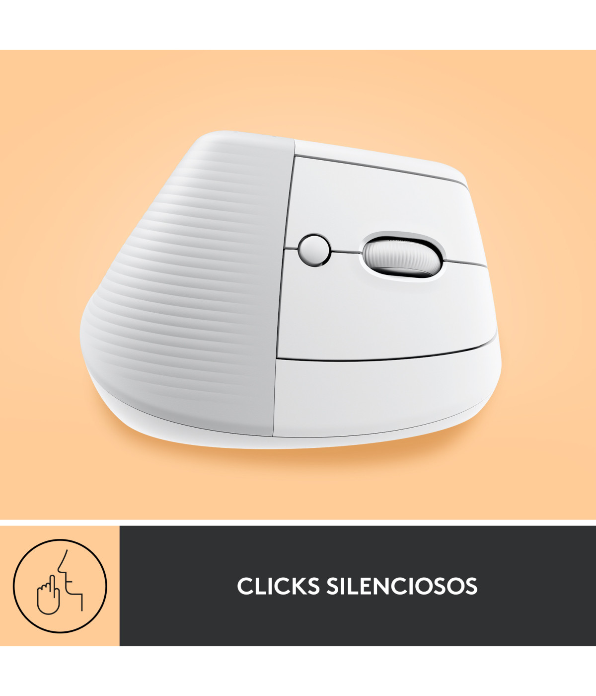 Mouse Ergonómico Logitech Lift Vertical Blanco