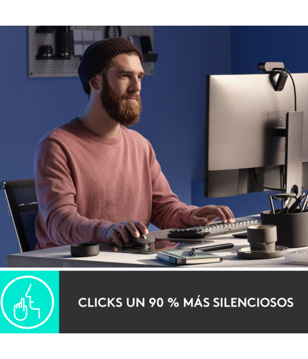 MOUSE LOGITECH INALÁMBRICO MX MASTER 3S GRAFITO
