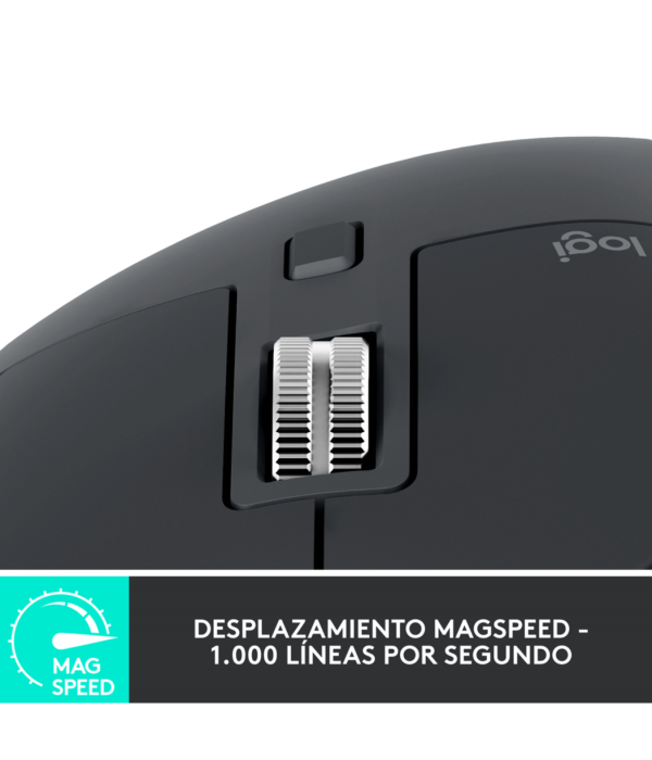 MOUSE LOGITECH INALÁMBRICO MX MASTER 3S GRAFITO