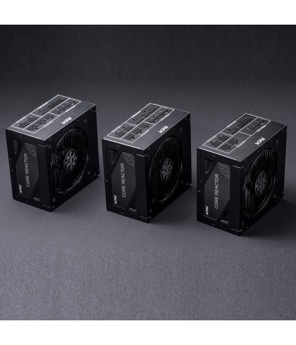 ADATA | COREREACTORIIVE850G-BKCUS | XPG CORE REACTOR II VE, Black, 80+ Gold, Full Modular, 850W, ATX 24x1, EPS 8x2, PCIE 6+2x3,