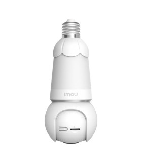 MPS | IPC-S6DN-3M0WEB-2.8MM | Bulb Cam IMOU Full Color 3MP DOMO WIFI 2K IR 25M Wi-Fi Lente 2.8mm 98° (H), 54° (V), 0~340° Pan, 2
