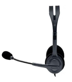 LOGITECH | 981-000612 | DIADEMA H111 Logitech Plug 3.5MM Compatible PC-Cell-Tablet Estéreo Micrófono Giratorio 180° Cable 2
