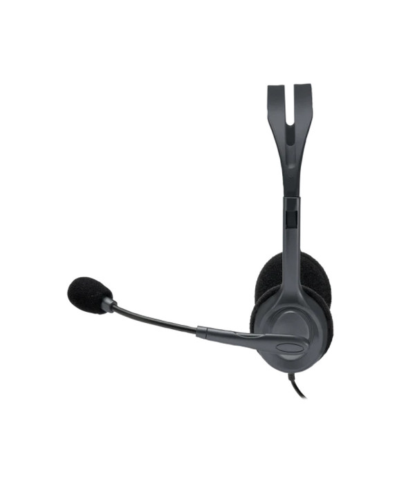 LOGITECH | 981-000612 | DIADEMA H111 Logitech Plug 3.5MM Compatible PC-Cell-Tablet Estéreo Micrófono Giratorio 180° Cable