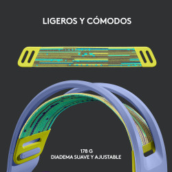DIADEMA LOGITECH G733 GAMING LIGHTSPEED LILA 981-000889 2