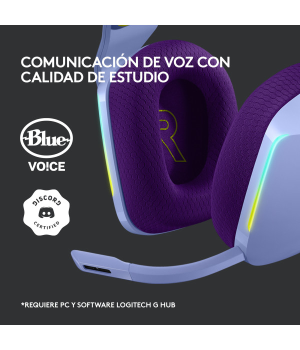 DIADEMA LOGITECH G733 GAMING LIGHTSPEED LILA 981-000889